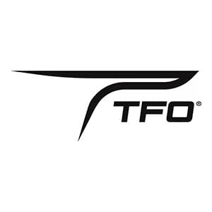 A black and white logo of the tfo brand.