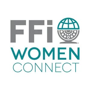 A logo of the women connect