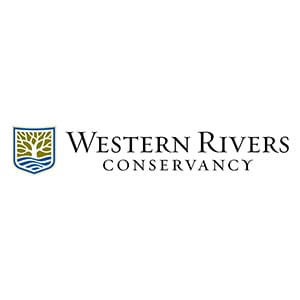 A logo of western rivers conservancy